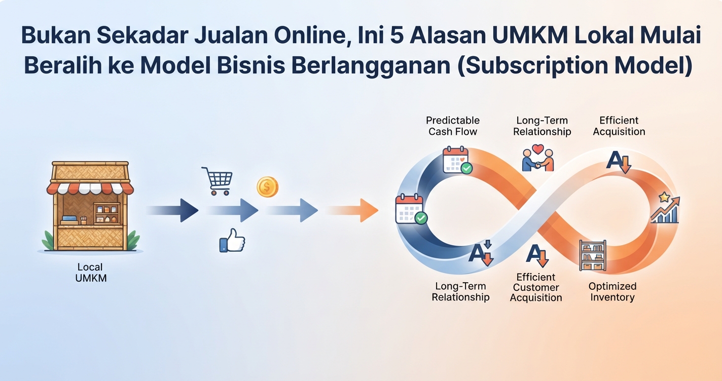 Bukan Sekadar Jualan Online, Ini 5 Alasan UMKM Lokal Mulai Beralih ke Model Bisnis Berlangganan (Subscription Model