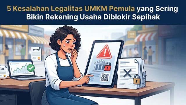 Jangan Asal Mulai! 5 Kesalahan Legalitas UMKM Pemula yang Sering Bikin Rekening Usaha Diblokir Sepihak