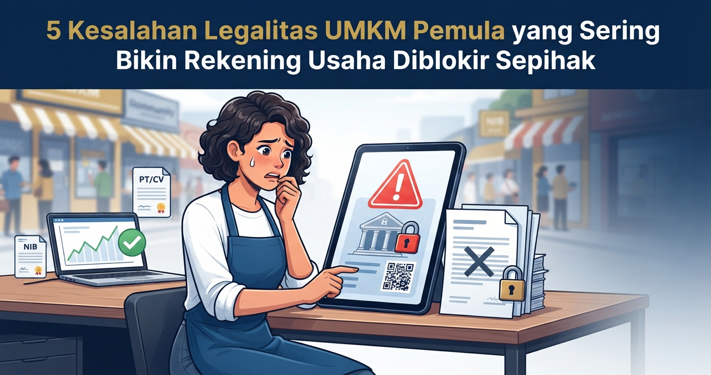 Jangan Asal Mulai! 5 Kesalahan Legalitas UMKM Pemula yang Sering Bikin Rekening Usaha Diblokir Sepihak